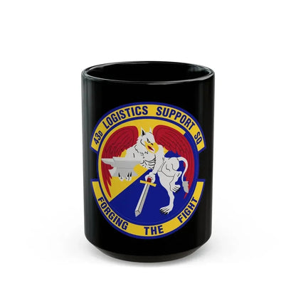 43d Logistics Support Squadron (U.S. Air Force) Black Coffee Mug 15oz - Go Mug Yourself