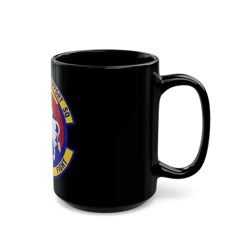 43d Logistics Support Squadron (U.S. Air Force) Black Coffee Mug - Go Mug Yourself