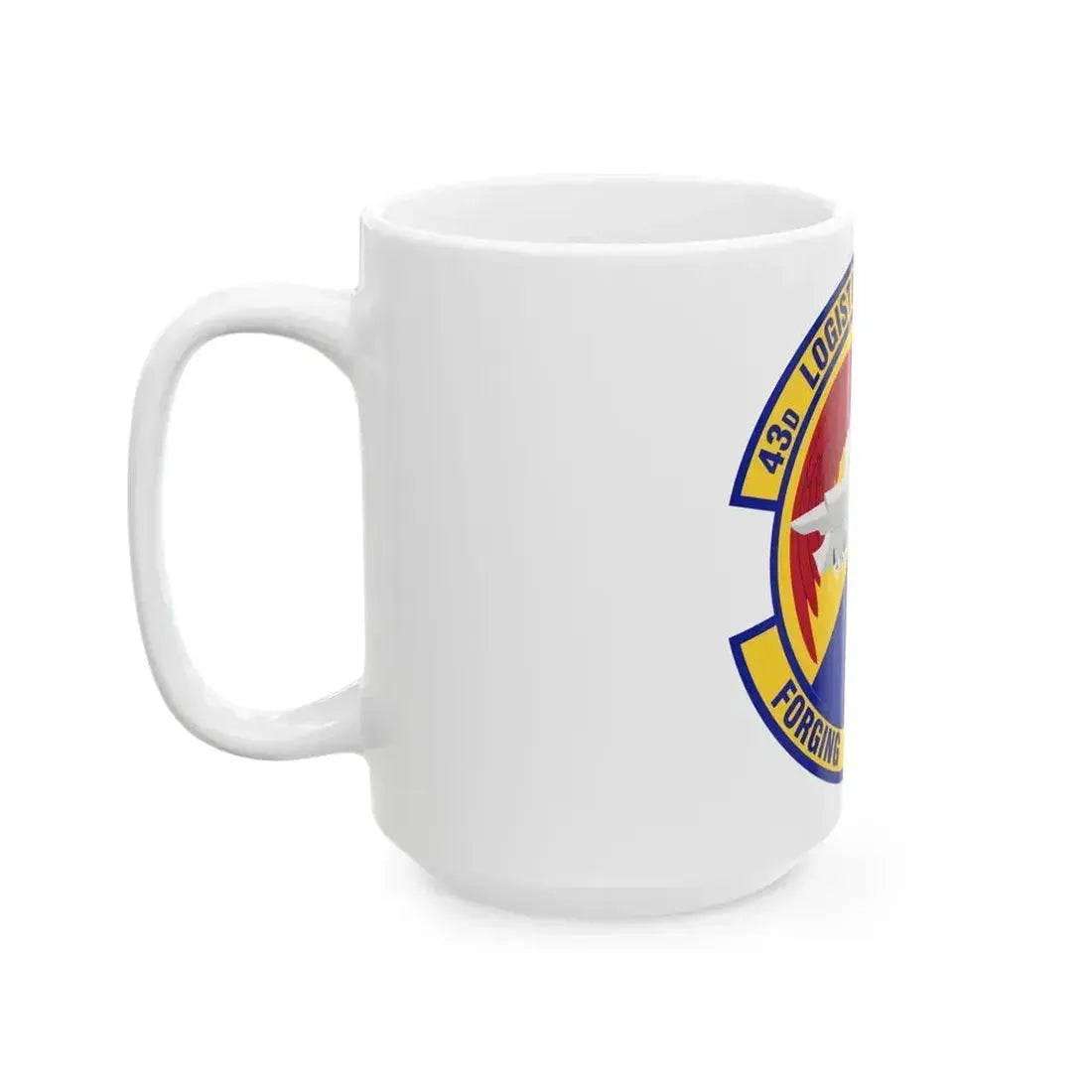 43d Logistics Support Squadron (U.S. Air Force) White Coffee Mug - Go Mug Yourself
