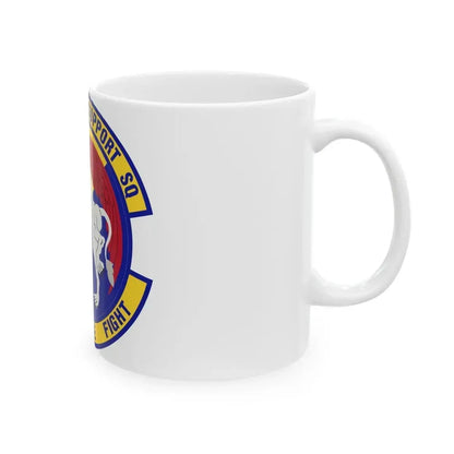 43d Logistics Support Squadron (U.S. Air Force) White Coffee Mug - Go Mug Yourself