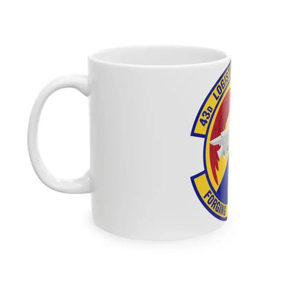 43d Logistics Support Squadron (U.S. Air Force) White Coffee Mug - Go Mug Yourself