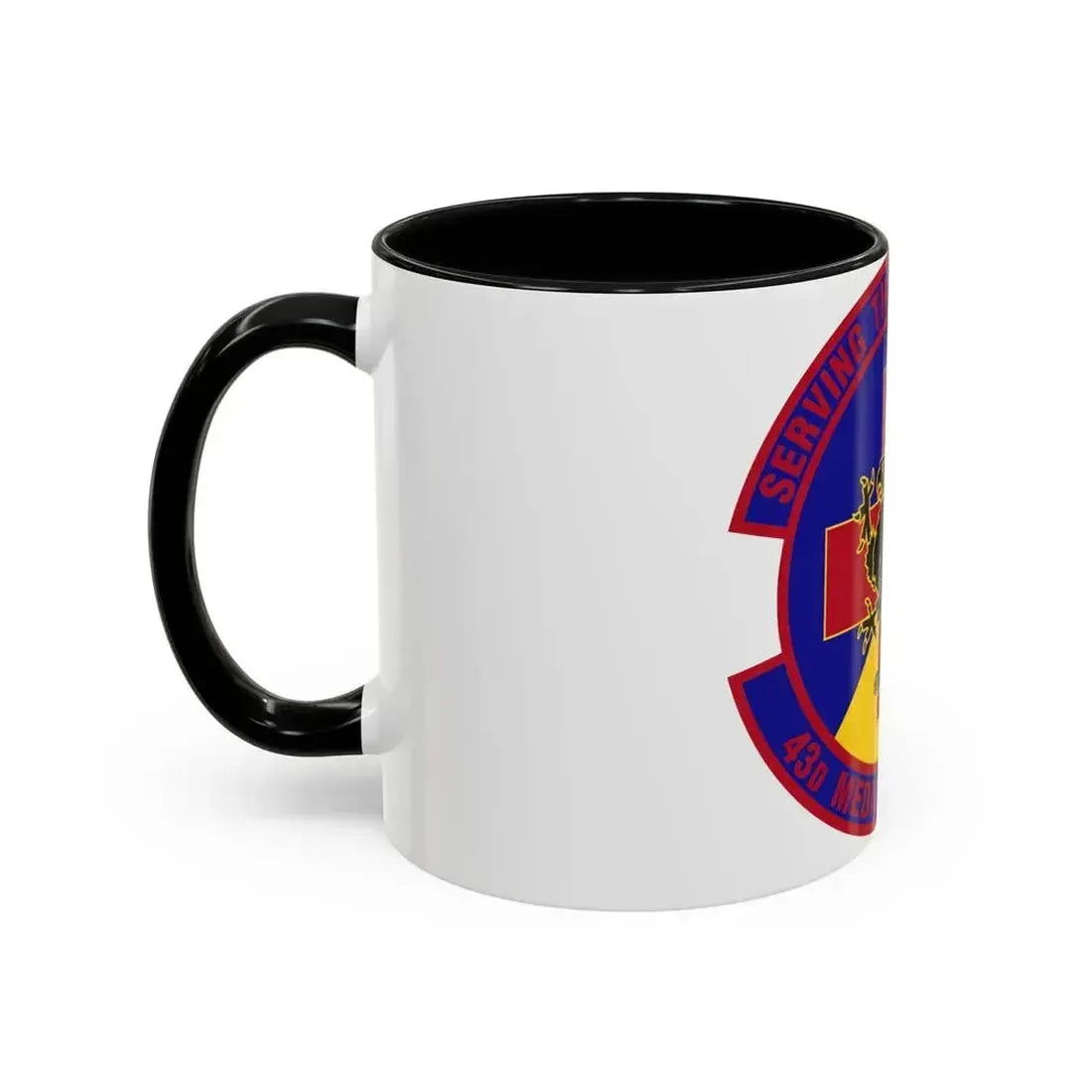 43d Medical Squadron (U.S. Air Force) Accent Coffee Mug - Go Mug Yourself