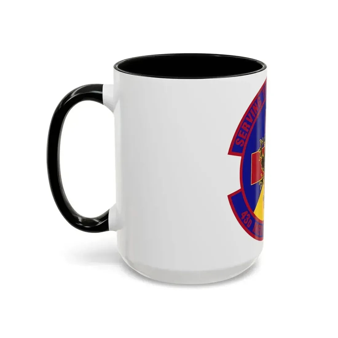 43d Medical Squadron (U.S. Air Force) Accent Coffee Mug - Go Mug Yourself