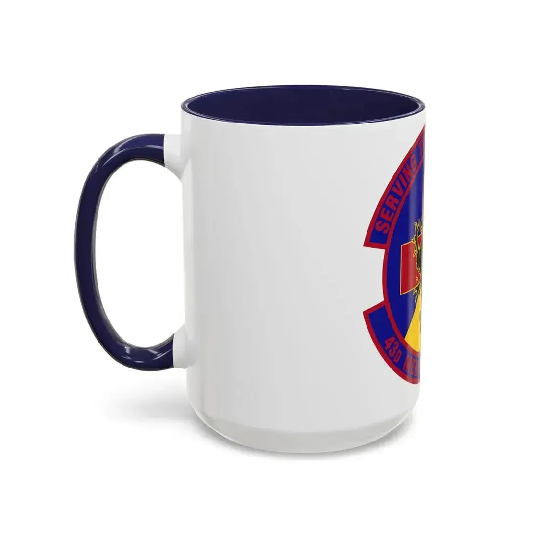43d Medical Squadron (U.S. Air Force) Accent Coffee Mug - Go Mug Yourself