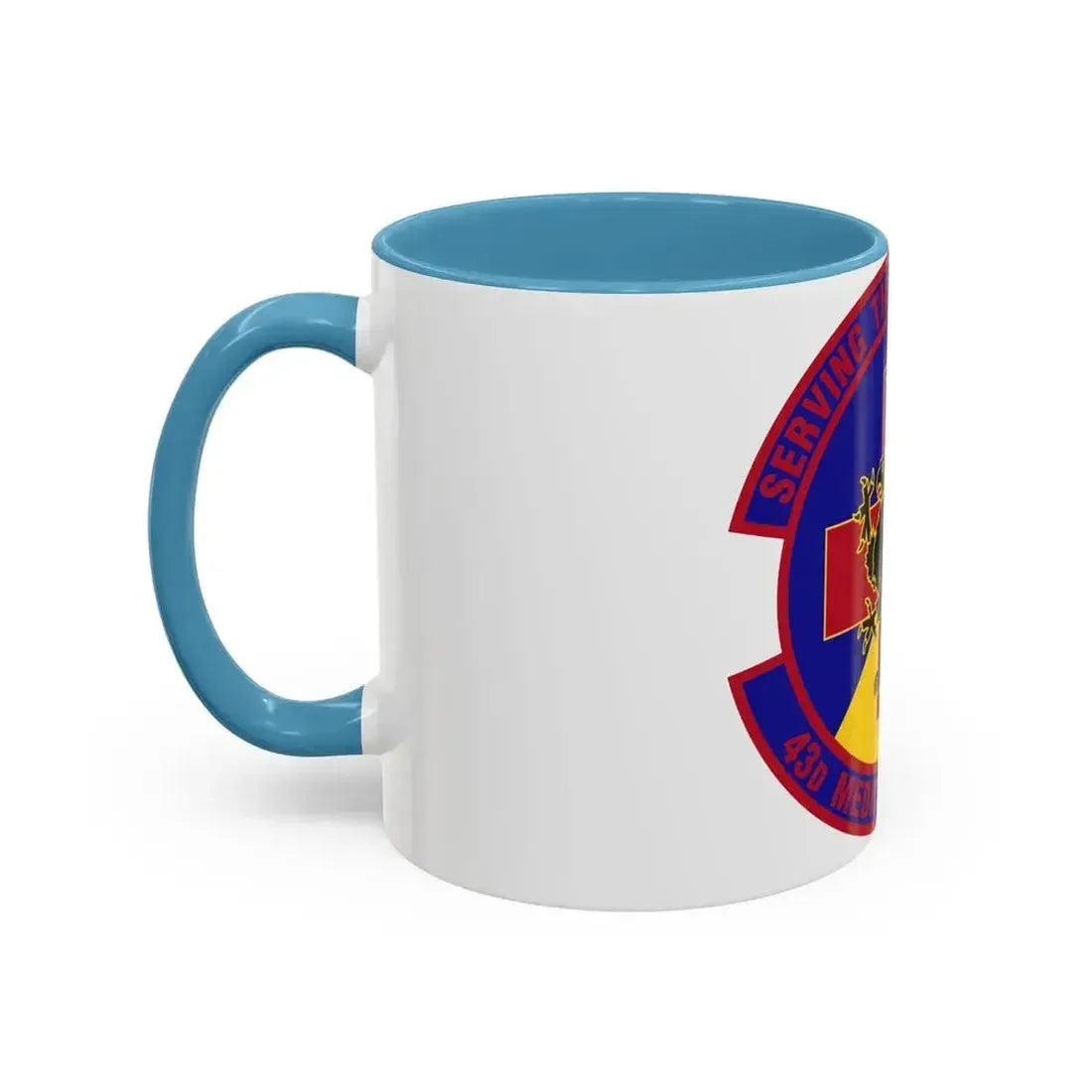 43d Medical Squadron (U.S. Air Force) Accent Coffee Mug - Go Mug Yourself