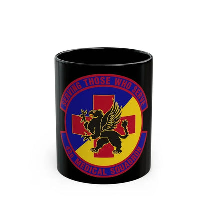 43d Medical Squadron (U.S. Air Force) Black Coffee Mug 11oz - Go Mug Yourself