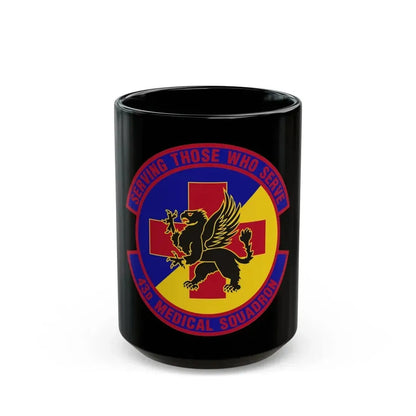 43d Medical Squadron (U.S. Air Force) Black Coffee Mug 15oz - Go Mug Yourself