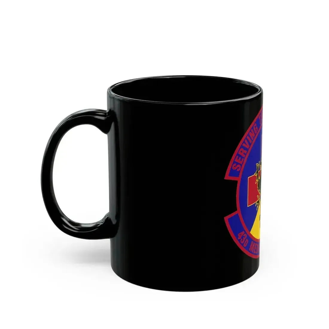 43d Medical Squadron (U.S. Air Force) Black Coffee Mug - Go Mug Yourself