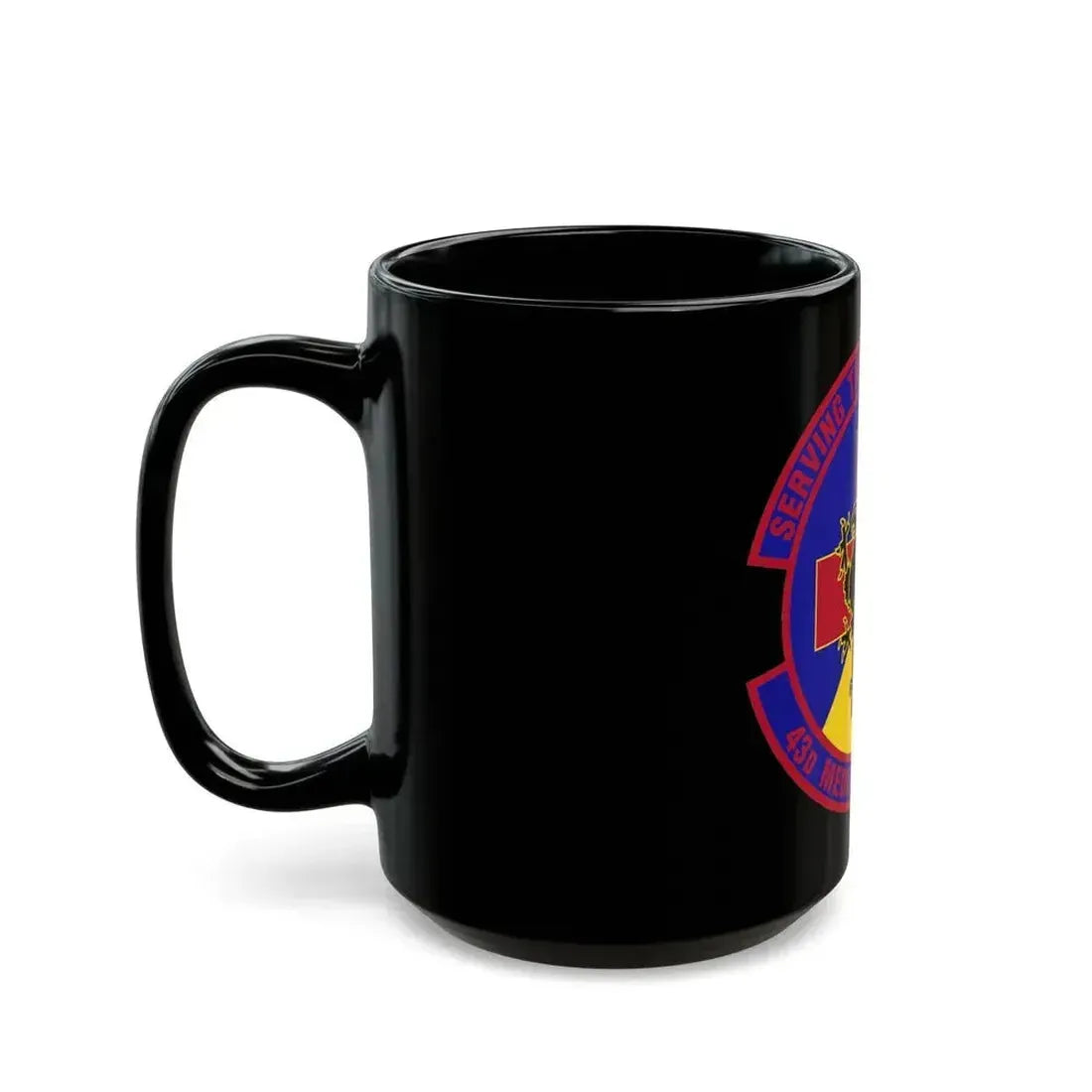 43d Medical Squadron (U.S. Air Force) Black Coffee Mug - Go Mug Yourself