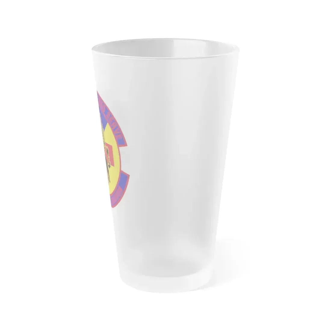 43d Medical Squadron (U.S. Air Force) Frosted Pint Glass 16oz - Go Mug Yourself