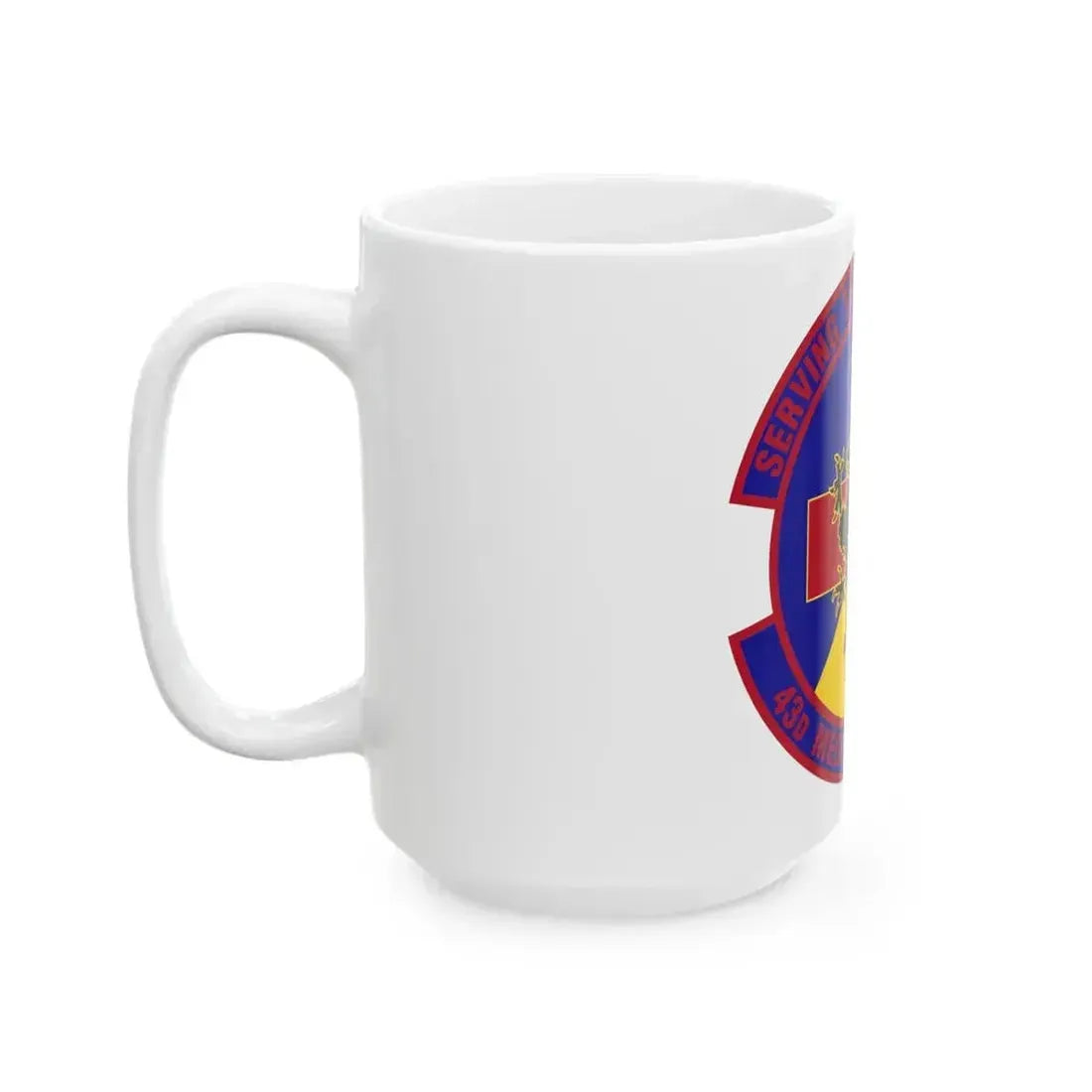 43d Medical Squadron (U.S. Air Force) White Coffee Mug - Go Mug Yourself