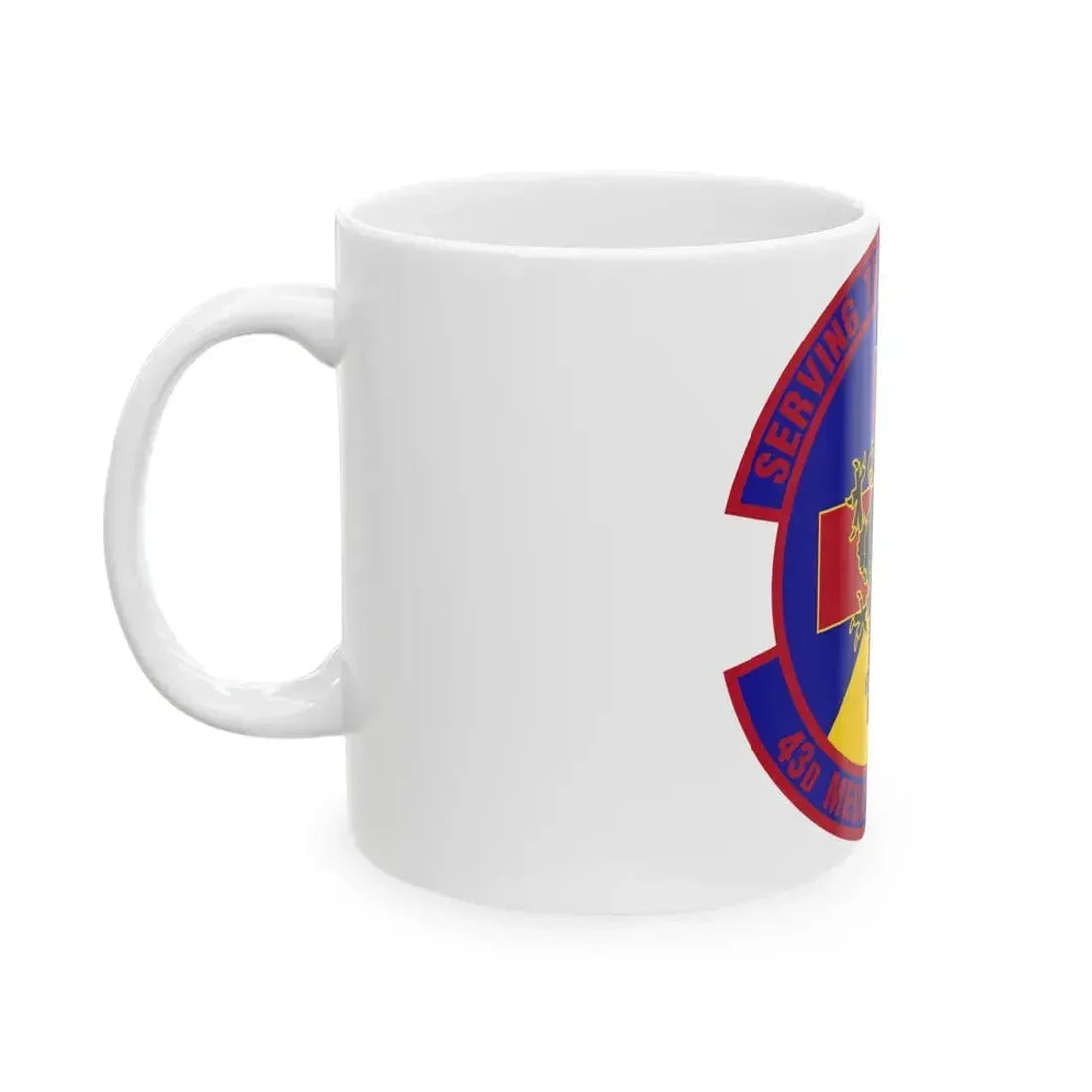 43d Medical Squadron (U.S. Air Force) White Coffee Mug - Go Mug Yourself