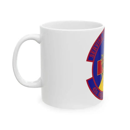 43d Medical Squadron (U.S. Air Force) White Coffee Mug - Go Mug Yourself
