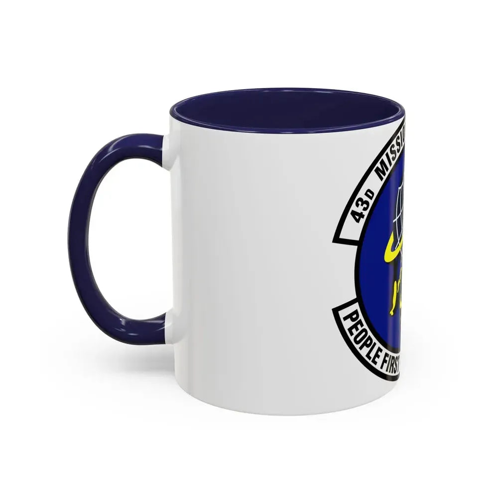 43d Mission Support Squadron (U.S. Air Force) Accent Coffee Mug - Go Mug Yourself