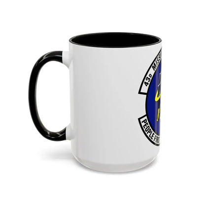 43d Mission Support Squadron (U.S. Air Force) Accent Coffee Mug - Go Mug Yourself