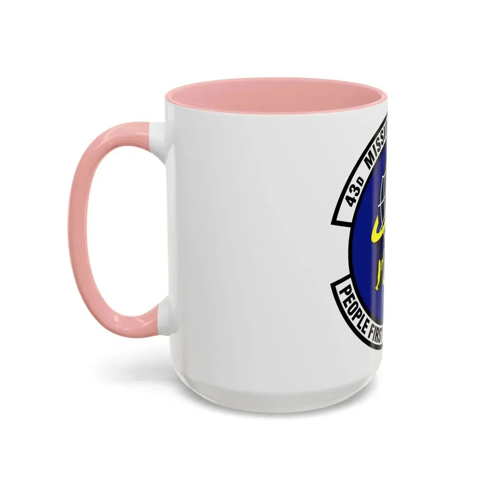 43d Mission Support Squadron (U.S. Air Force) Accent Coffee Mug - Go Mug Yourself