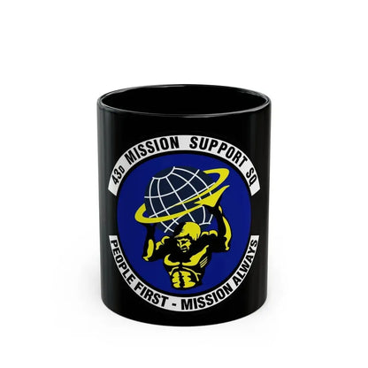 43d Mission Support Squadron (U.S. Air Force) Black Coffee Mug 11oz - Go Mug Yourself