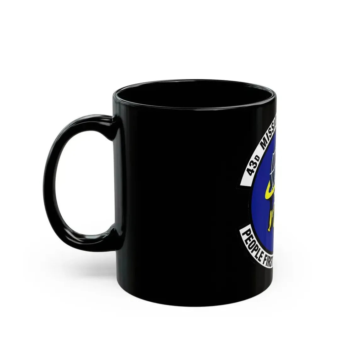 43d Mission Support Squadron (U.S. Air Force) Black Coffee Mug - Go Mug Yourself