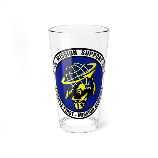 43d Mission Support Squadron (U.S. Air Force) Pint Glass 16oz 16oz - Go Mug Yourself