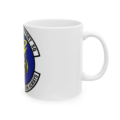 43d Mission Support Squadron (U.S. Air Force) White Coffee Mug - Go Mug Yourself