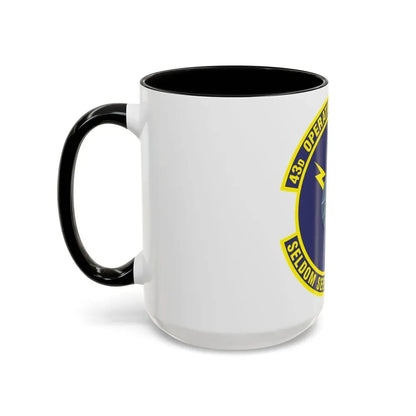 43d Operations Support Squadron (U.S. Air Force) Accent Coffee Mug - Go Mug Yourself