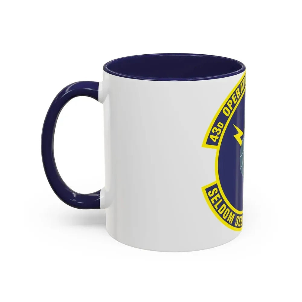 43d Operations Support Squadron (U.S. Air Force) Accent Coffee Mug - Go Mug Yourself