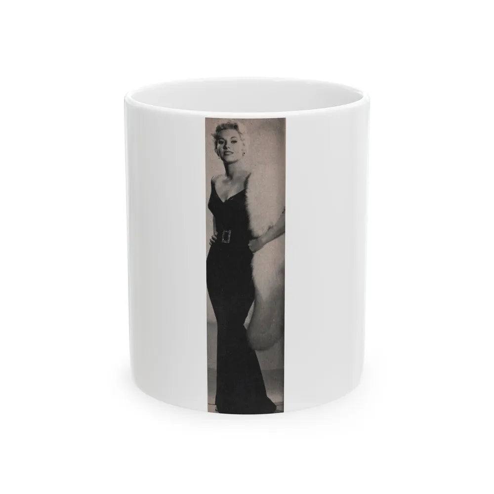 Kim Novak #183 - Scanned Mag. 66 Photos (Vintage Female Icon) White Coffee Mug-11oz-Go Mug Yourself