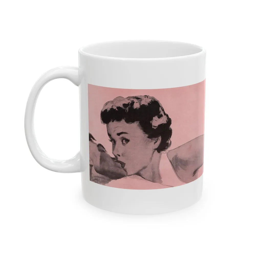 Fun in the Sun (3), Cosmopolitan, November 1953 - White Coffee Mug-Go Mug Yourself