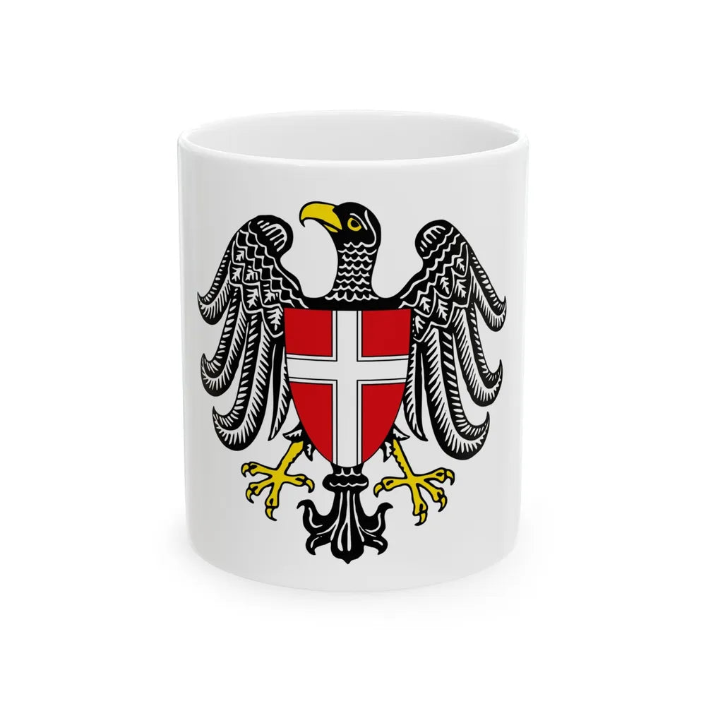 Coat of Arms of Wien Austria - White Coffee Mug-11oz-Go Mug Yourself