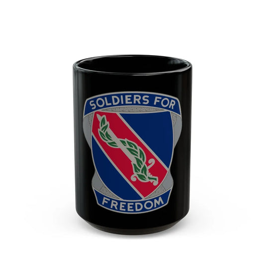 43rd Adjutant General Battalion (U.S. Army) Black Coffee Mug-15oz-Go Mug Yourself