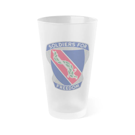 43rd Adjutant General Battalion (U.S. Army) Frosted Pint Glass 16oz-Go Mug Yourself