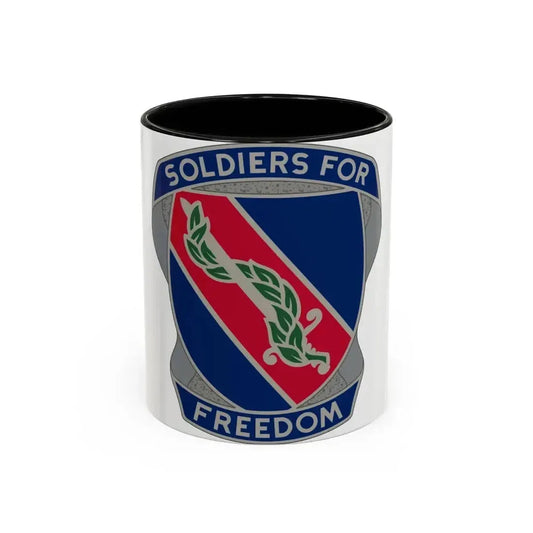 43rd Adjutant General Battalion (U.S. Army) Accent Coffee Mug 11oz Black - Go Mug Yourself