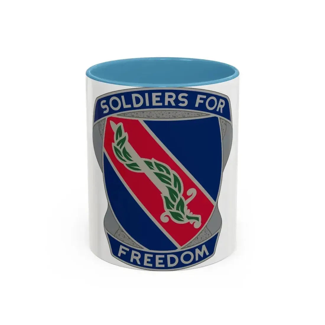 43rd Adjutant General Battalion (U.S. Army) Accent Coffee Mug 11oz Light Blue - Go Mug Yourself