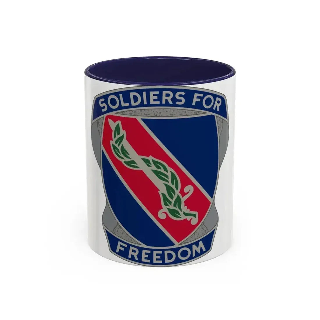 43rd Adjutant General Battalion (U.S. Army) Accent Coffee Mug 11oz Navy - Go Mug Yourself