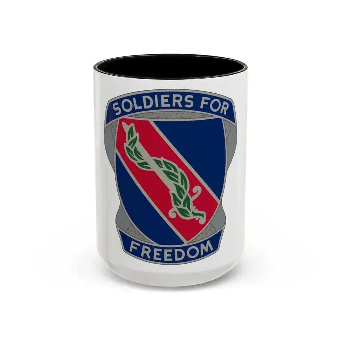 43rd Adjutant General Battalion (U.S. Army) Accent Coffee Mug 15oz Black - Go Mug Yourself