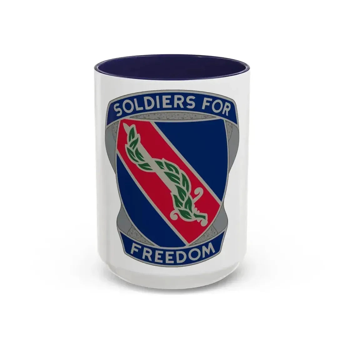 43rd Adjutant General Battalion (U.S. Army) Accent Coffee Mug 15oz Navy - Go Mug Yourself