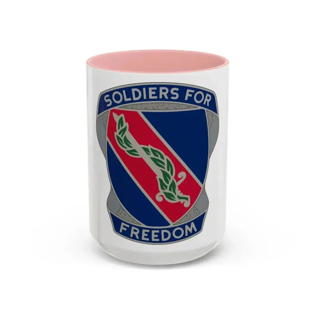 43rd Adjutant General Battalion (U.S. Army) Accent Coffee Mug 15oz Pink - Go Mug Yourself