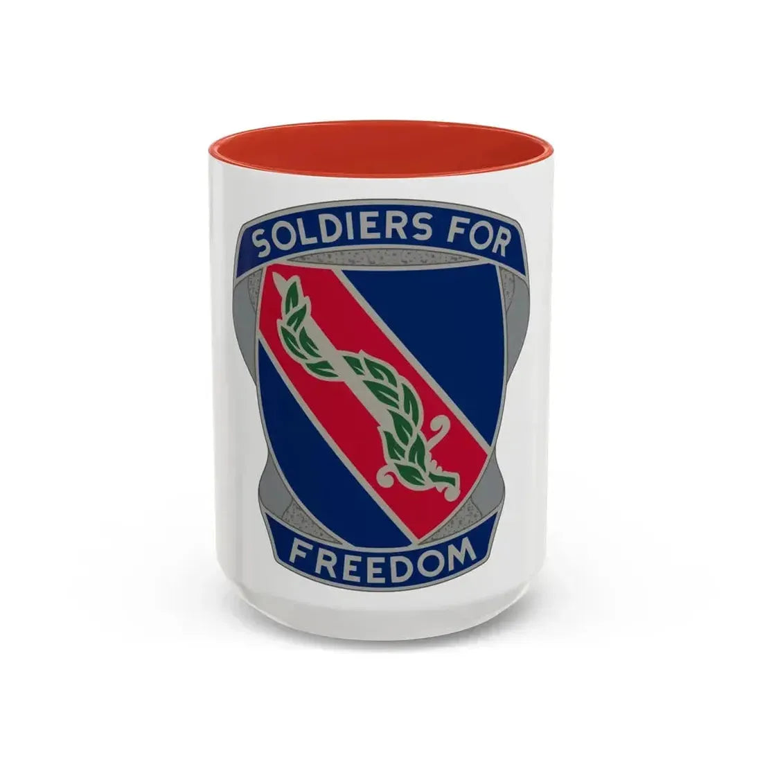 43rd Adjutant General Battalion (U.S. Army) Accent Coffee Mug 15oz Red - Go Mug Yourself