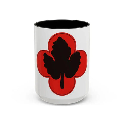 43rd Infantry Division CSIB (U.S. Army) Accent Coffee Mug 15oz Black - Go Mug Yourself