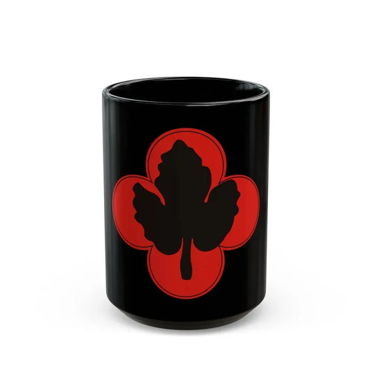 43rd Infantry Division CSIB (U.S. Army) Black Coffee Mug 15oz - Go Mug Yourself