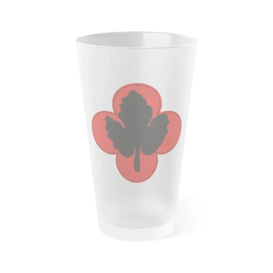 43rd Infantry Division CSIB (U.S. Army) Frosted Pint Glass 16oz Default Title - Go Mug Yourself