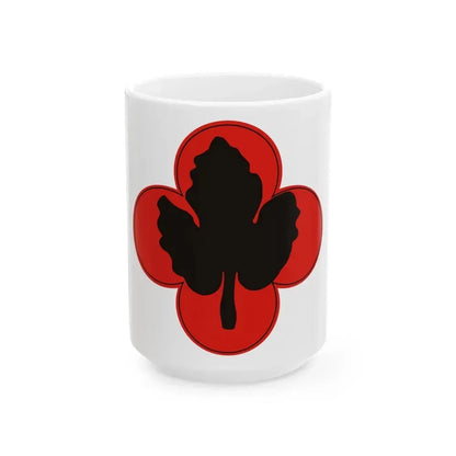 43rd Infantry Division CSIB (U.S. Army) White Coffee Mug 15oz - Go Mug Yourself