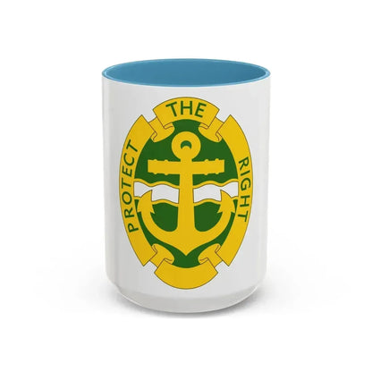 43rd Military Police Brigade 2 (U.S. Army) Accent Coffee Mug 15oz Light Blue - Go Mug Yourself