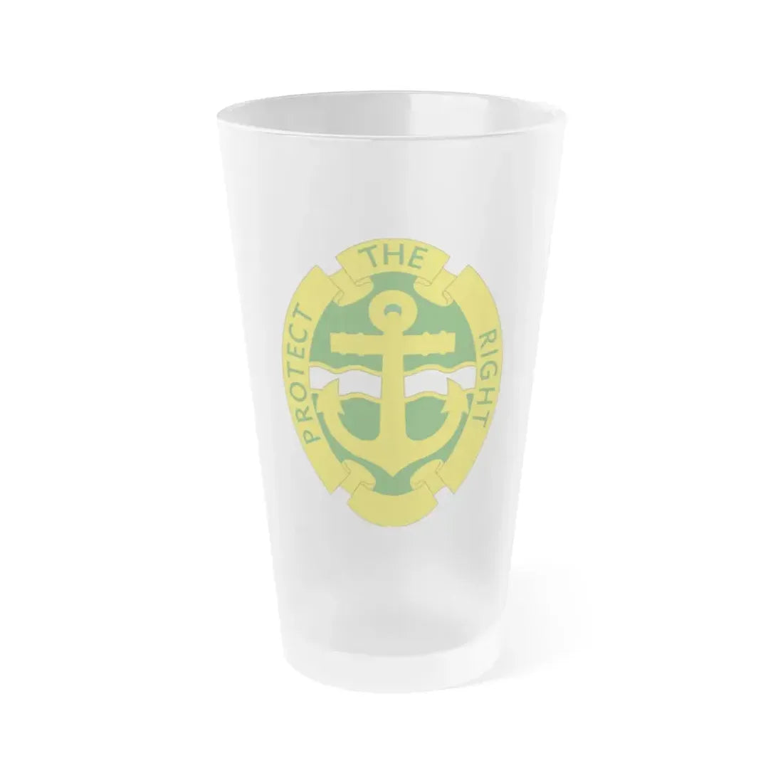 43rd Military Police Brigade 2 (U.S. Army) Frosted Pint Glass 16oz Default Title - Go Mug Yourself