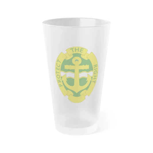 43rd Military Police Brigade 2 (U.S. Army) Frosted Pint Glass 16oz Default Title - Go Mug Yourself