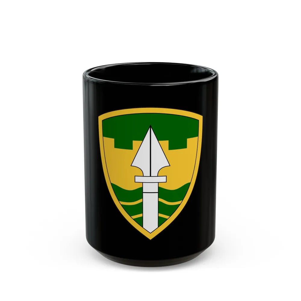 43rd Military Police Brigade (U.S. Army) Black Coffee Mug-15oz-Go Mug Yourself