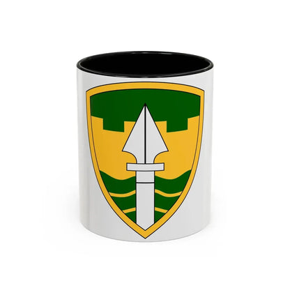 43rd Military Police Brigade (U.S. Army) Accent Coffee Mug 11oz Black - Go Mug Yourself