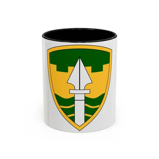 43rd Military Police Brigade (U.S. Army) Accent Coffee Mug 11oz Black - Go Mug Yourself