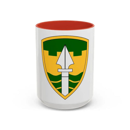 43rd Military Police Brigade (U.S. Army) Accent Coffee Mug 15oz Red - Go Mug Yourself