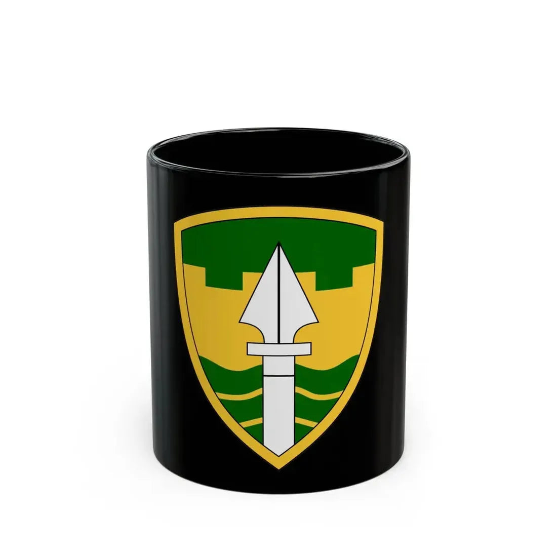 43rd Military Police Brigade (U.S. Army) Black Coffee Mug 11oz - Go Mug Yourself